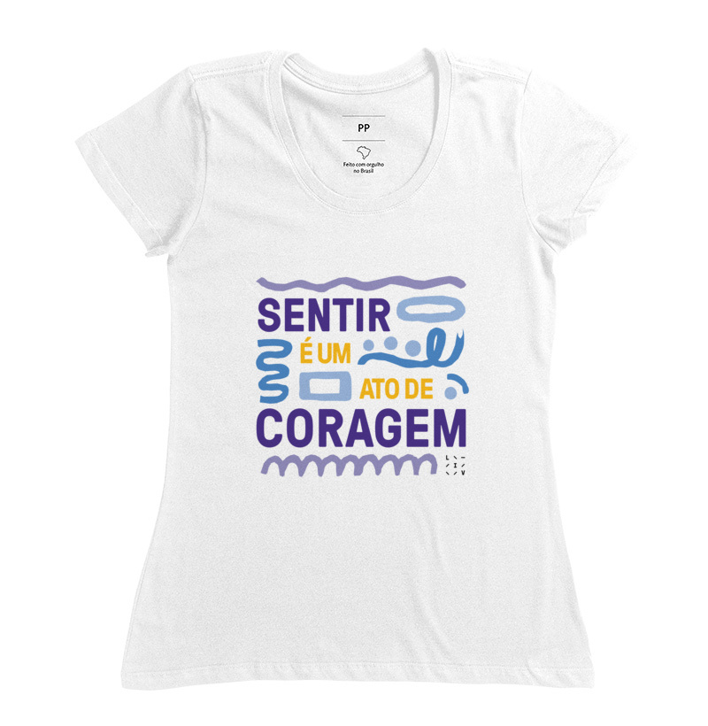 Camiseta "Coragem"