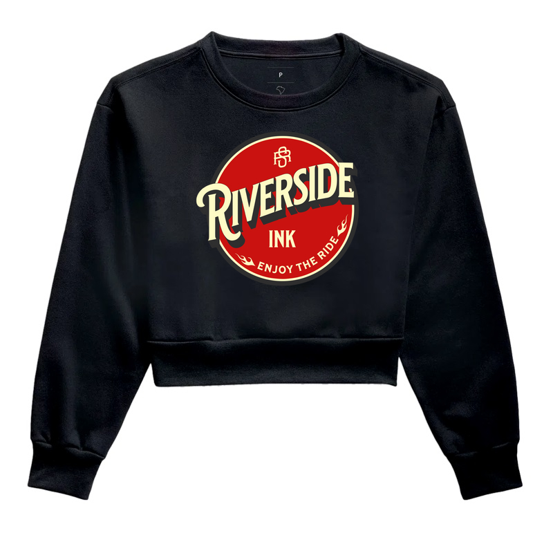 Cropped Moletom Riverside Ink Label
