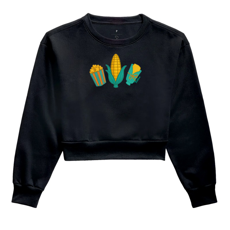 Moletom Cropped "Milhos"