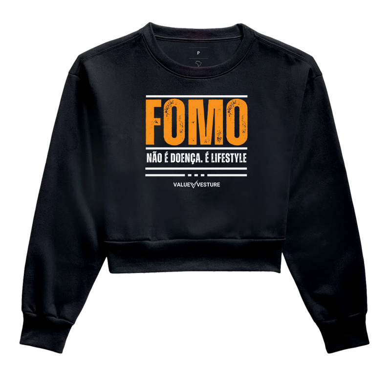 Moletom Cropped FOMO