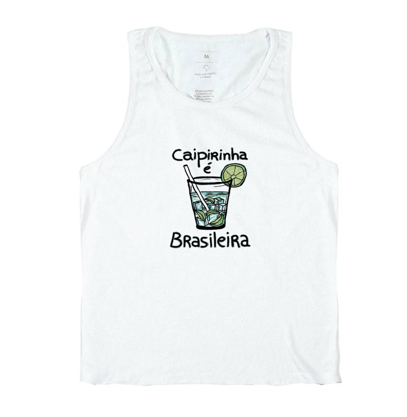 Regata branca "caipirinha"