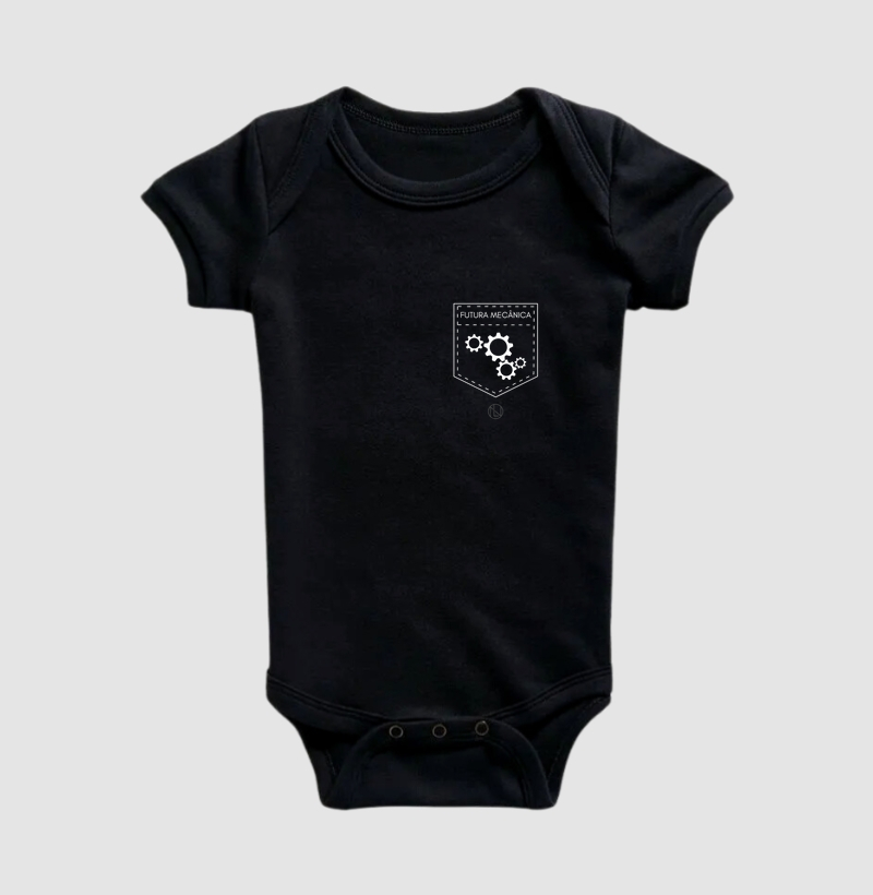 Camiseta Infantil Bolso Futura Mecânica