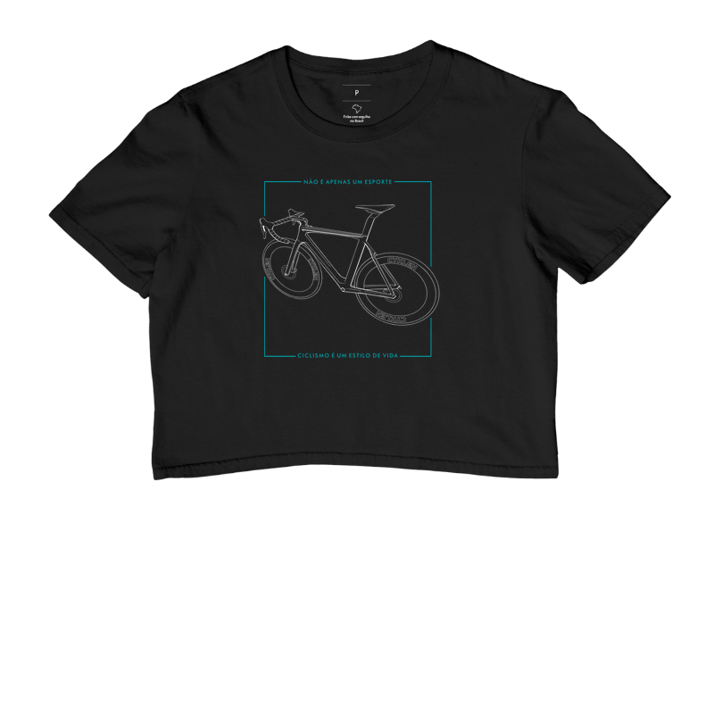 CROPPED CICLISMO É UM ESTILO DE VIDA