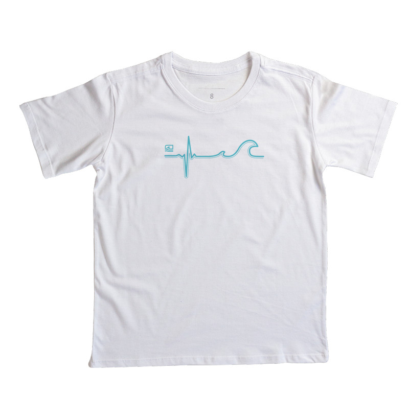 Camiseta Infantil "No Ritmo das Ondas"