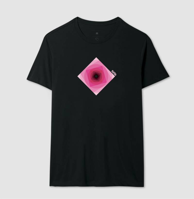 T-SHIRT "INFINITA FANTASIA" / MAGENTA MININAL