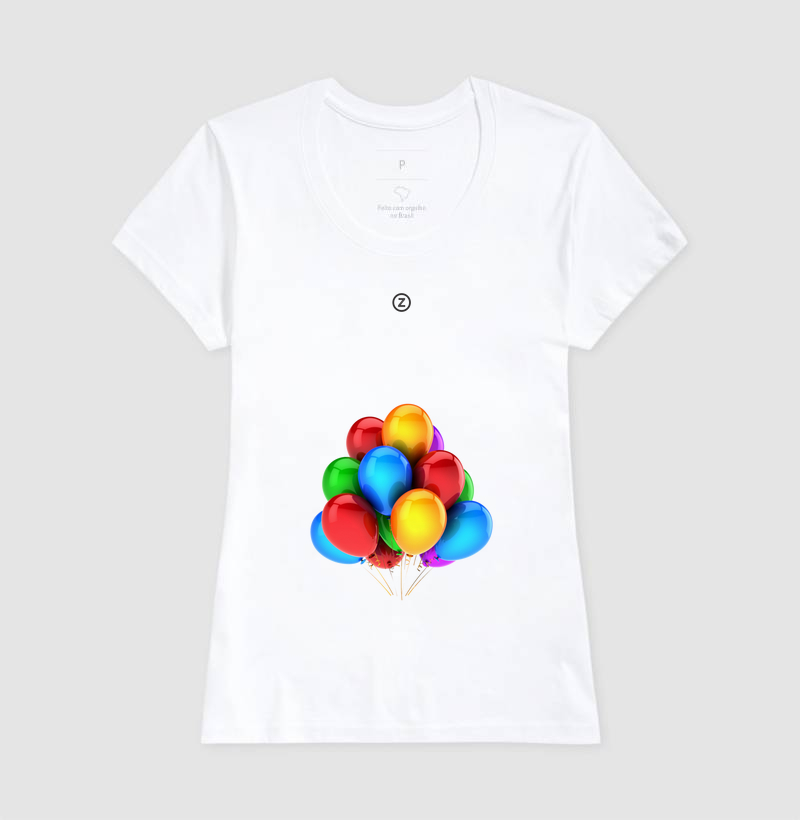 Camiseta Balões Zaire Clothing