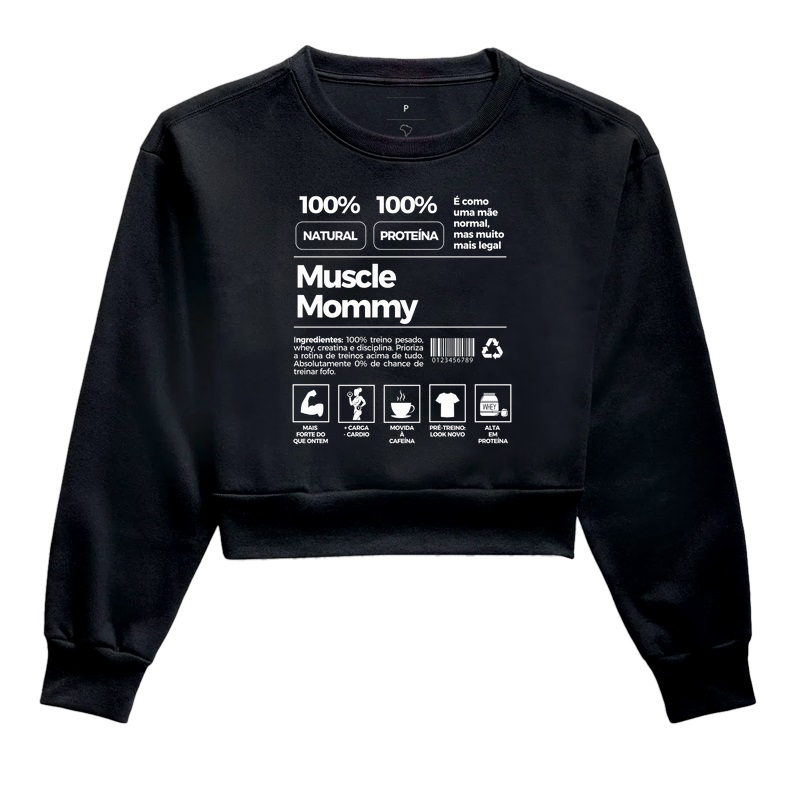 Rótulo Muscle Mommy