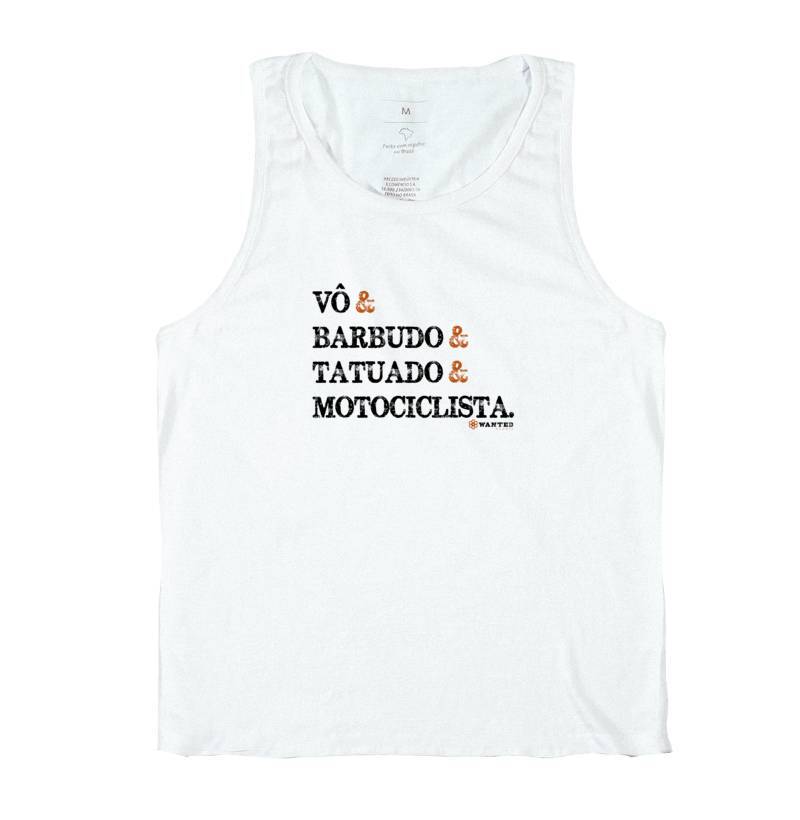 Vô, Barbudo, Tatuado, Motocilcista