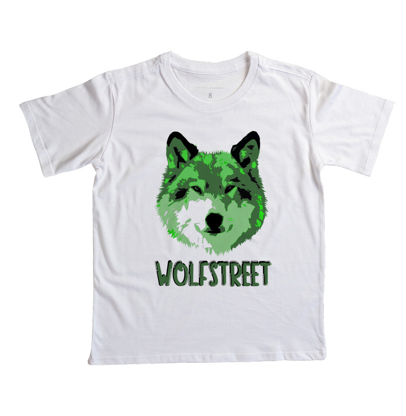 Camiseta Infantil Wolfface02