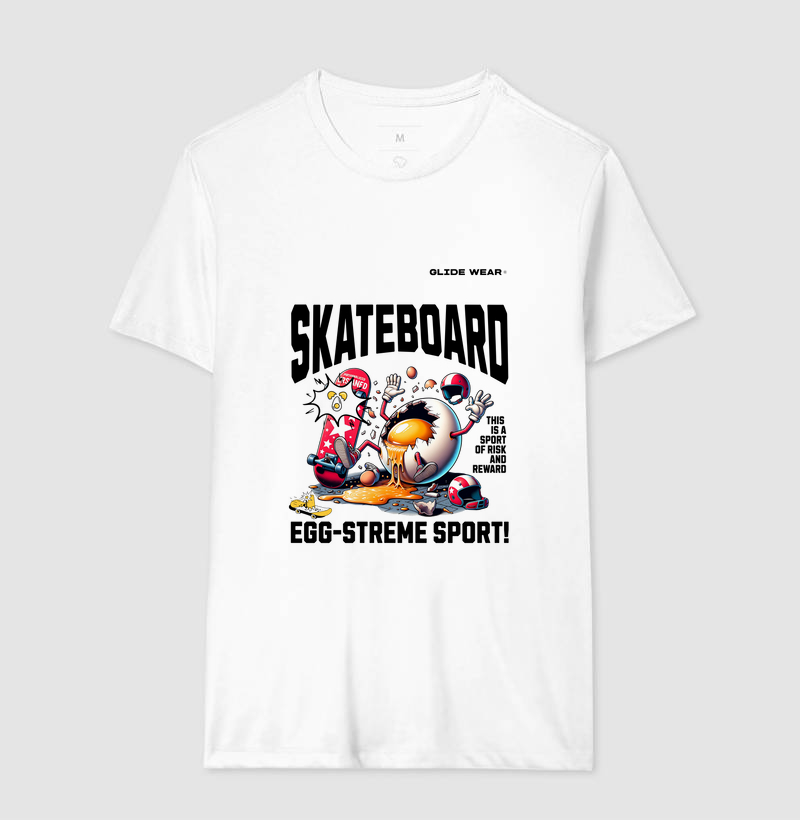 Camiseta GlideWear Branca StreetWear EGG
