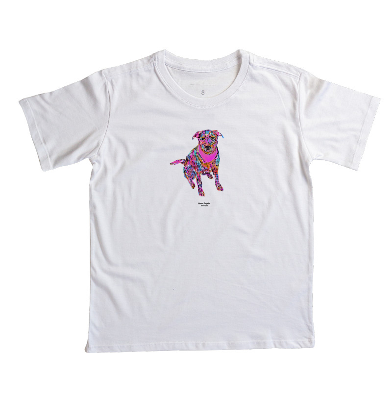 Camiseta Infantil - Aumor Não tem Raça - Melissa