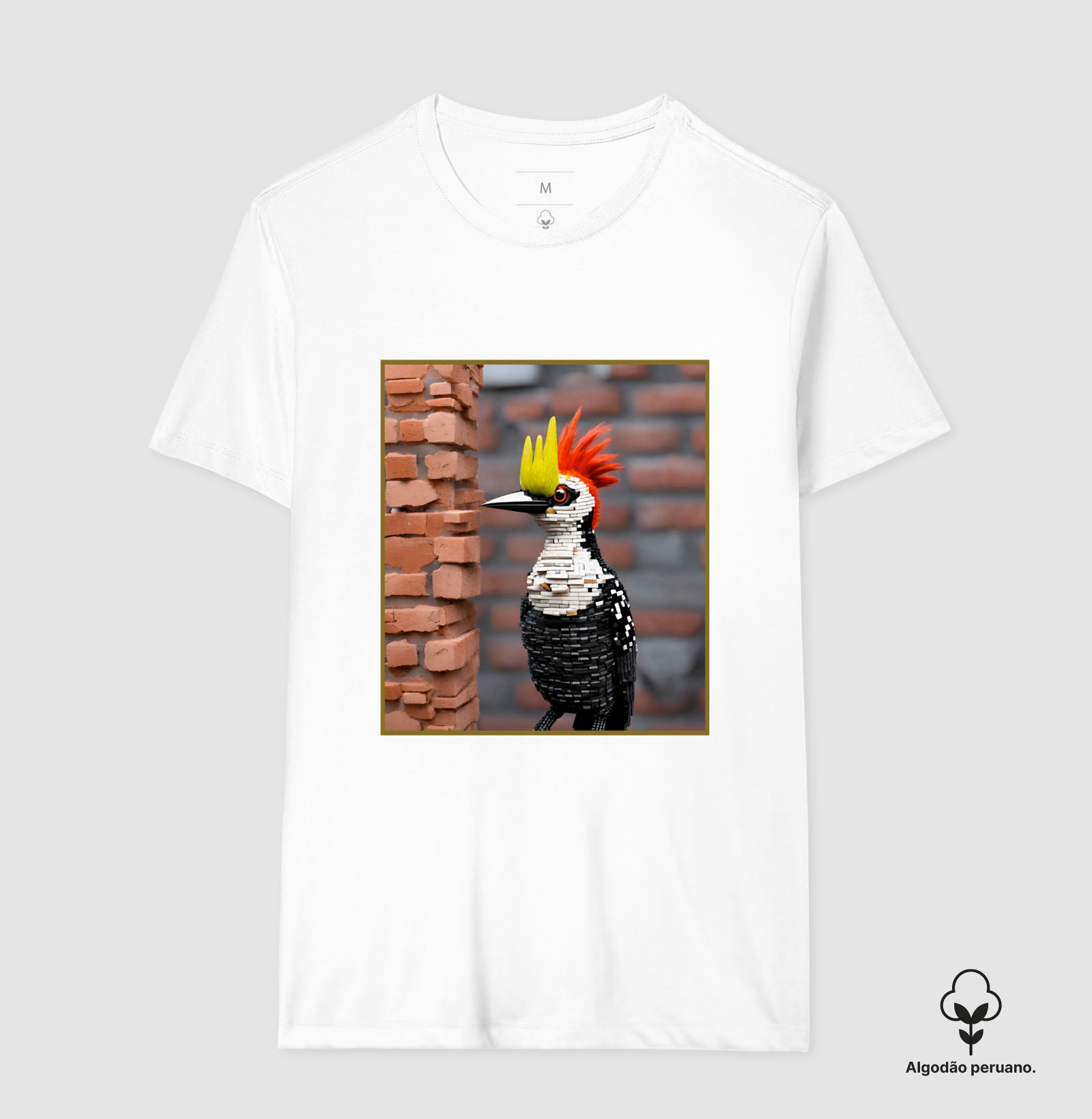 Camiseta Reserva Ink - Pica Pau Punk Moderna em Algodão Peruano