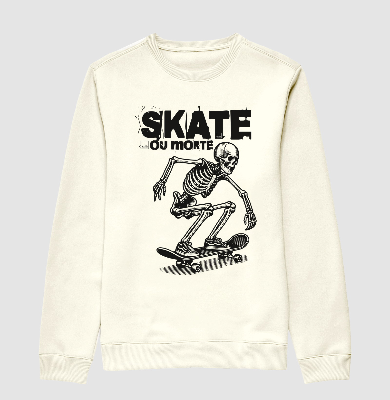 Moletom Gola Careca - Skate ou Morte