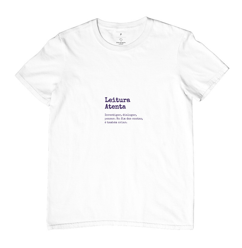 Camiseta Leitura Atenta 