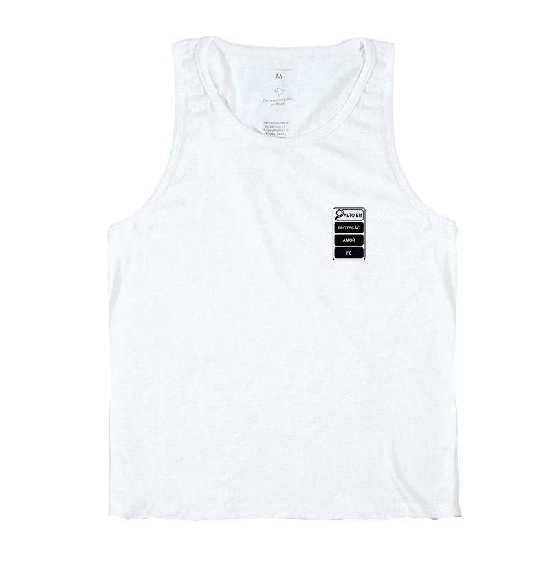 Camiseta Umbanda - Alto em Proteção, Amor e Fé