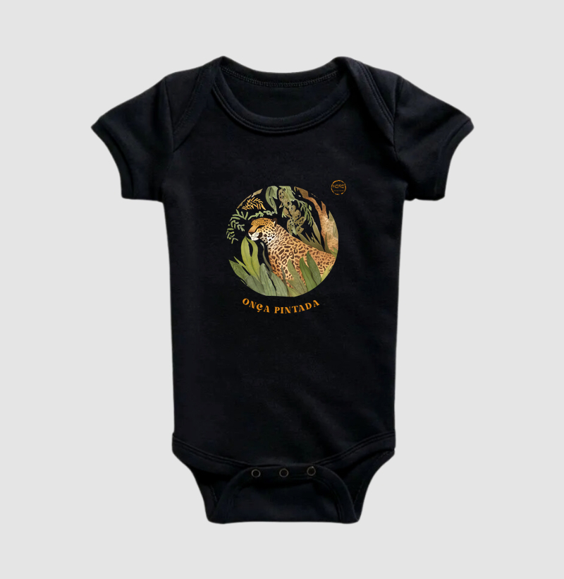 Body Infantil KIRI - Onça-Pintada