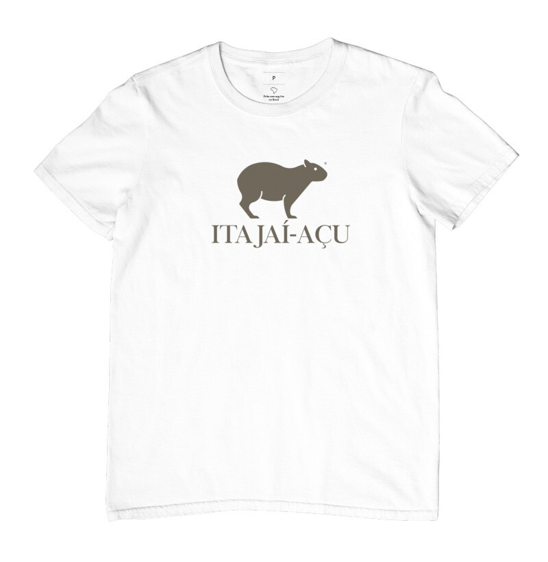 Camiseta Masc. Capivara Itajai-açu