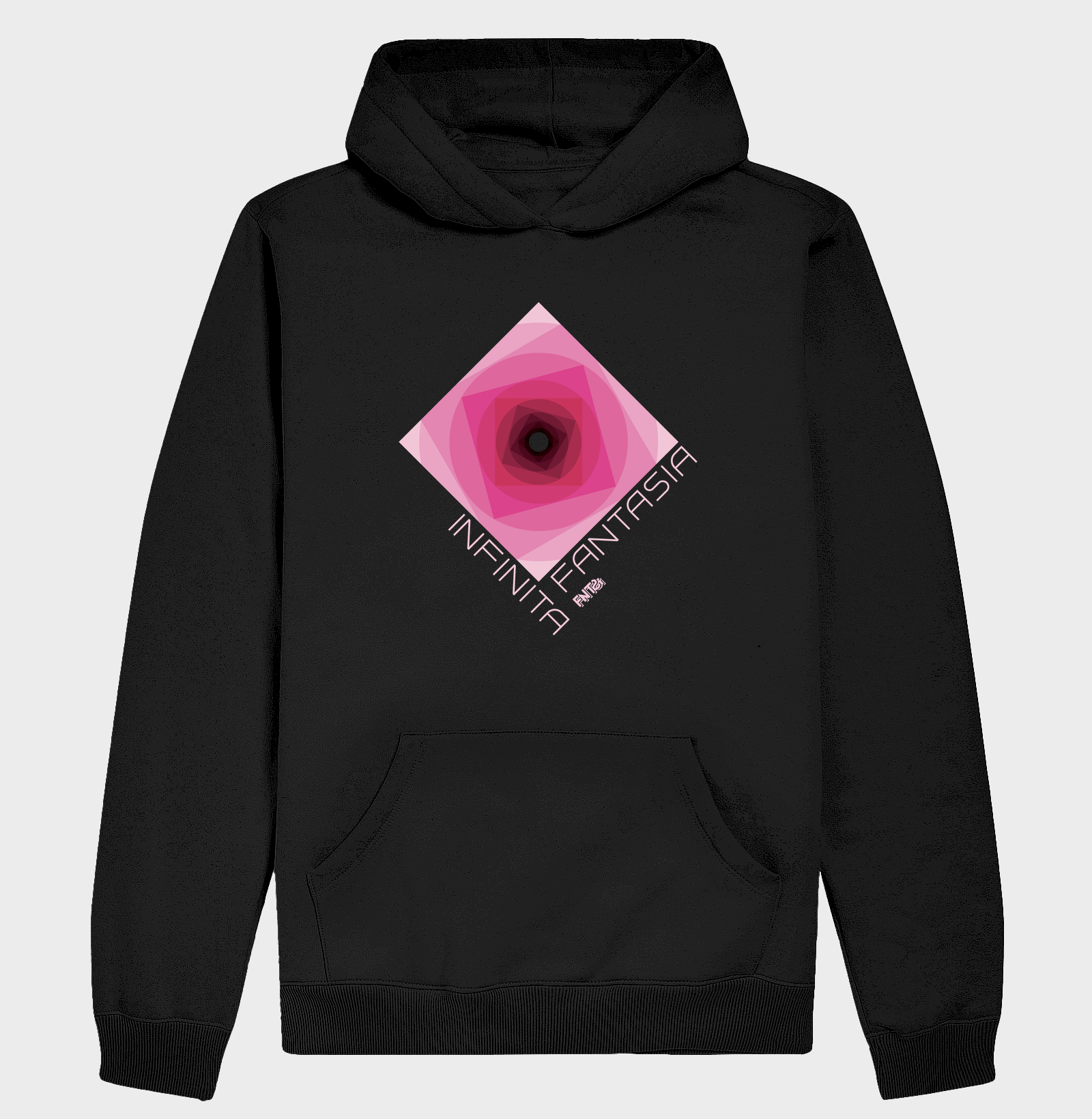 MOLETOM HOODIE SLIM "INFINITA FANTASIA" / MAGENTA ESTAMPA GRANDE