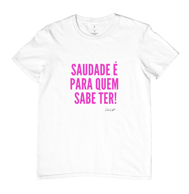Camiseta Saudade cl320