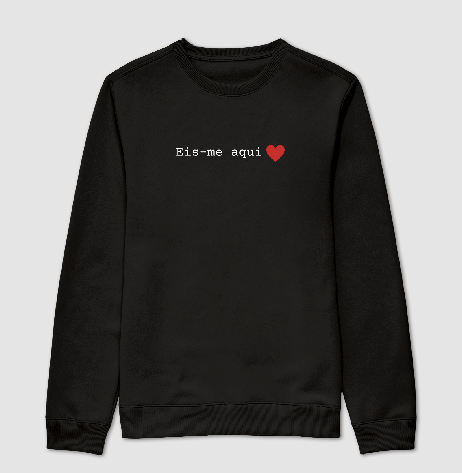 Moletom Feminino - Eis-me aqui