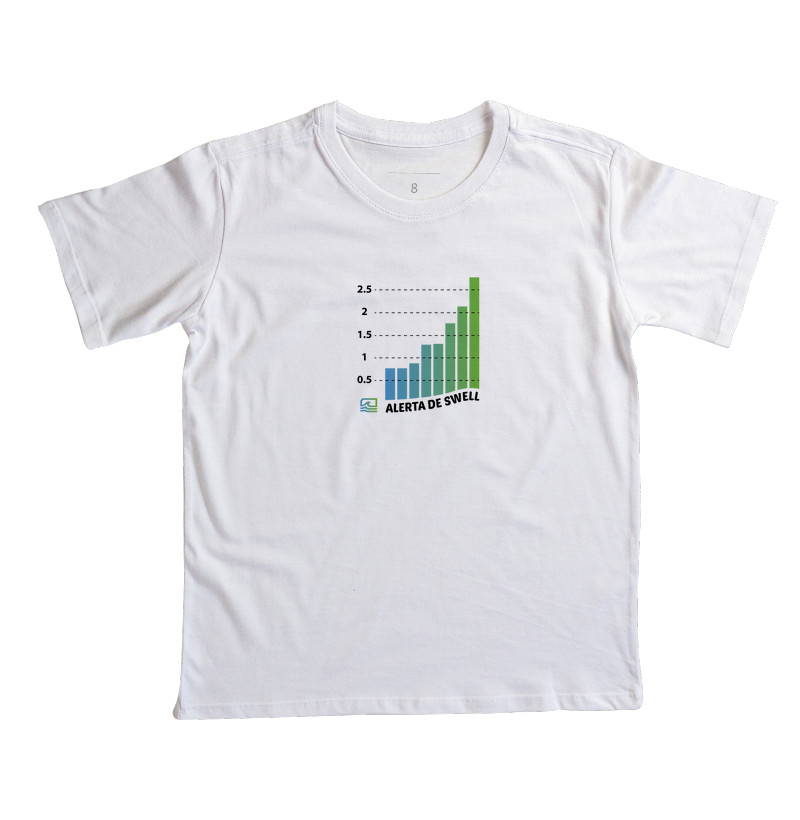 Camiseta Infantil "Alerta de Swell"