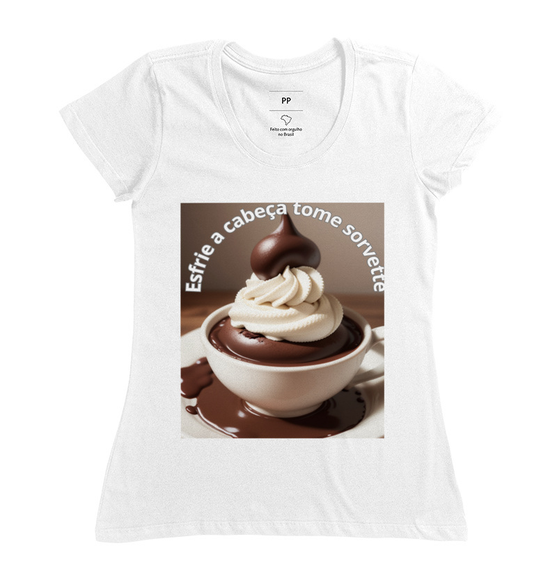 Camiseta sorvette de chocolate