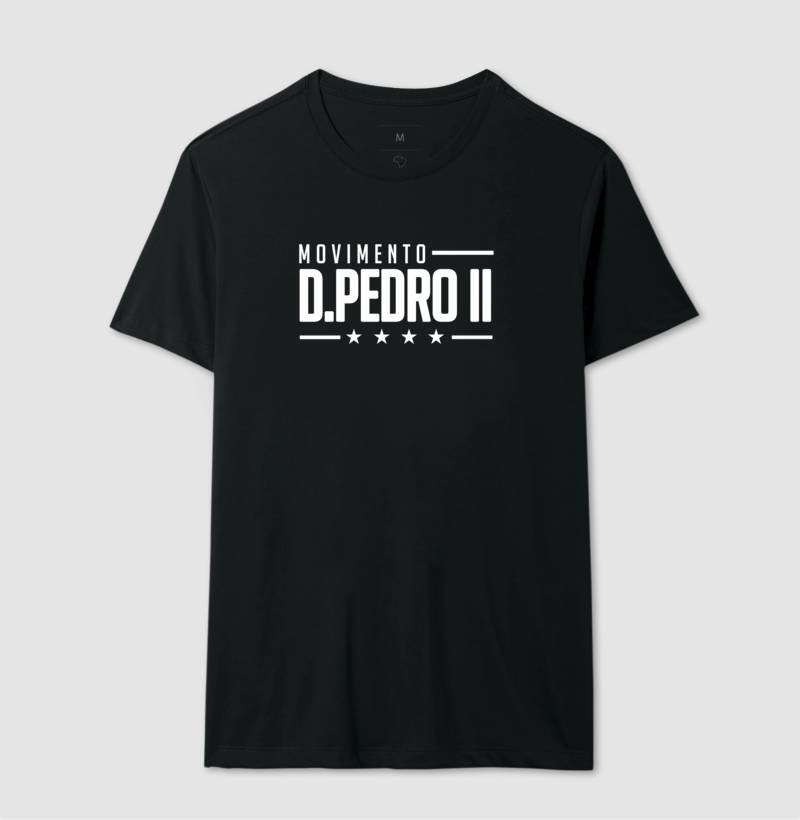 Camiseta "Movimento Dom Pedro II LogoWhite"