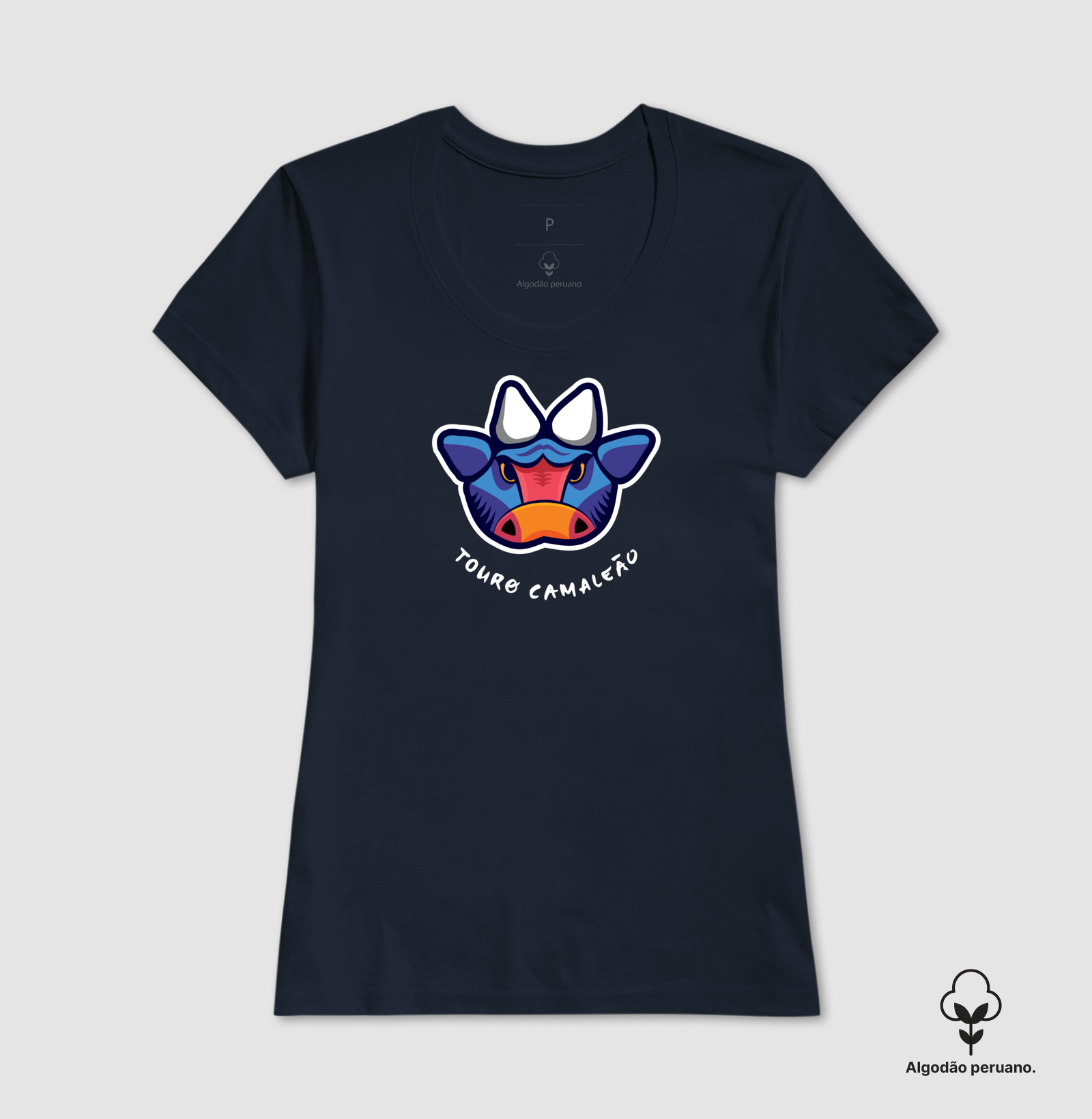Camiseta Premium Feminina Camaleão Signos - Touro - Algodão Pima