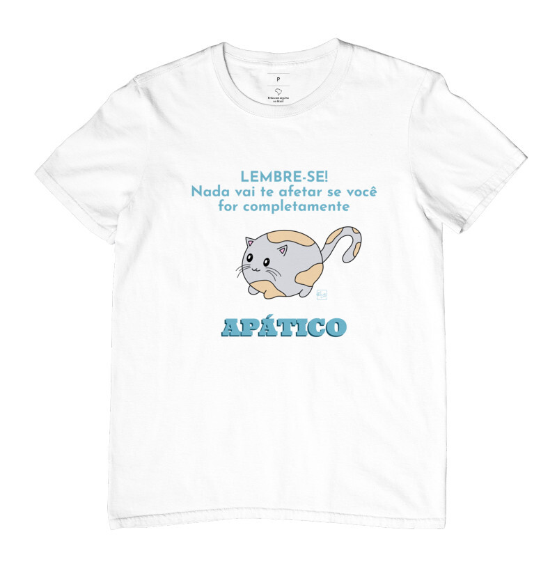 Camiseta Gato Apático
