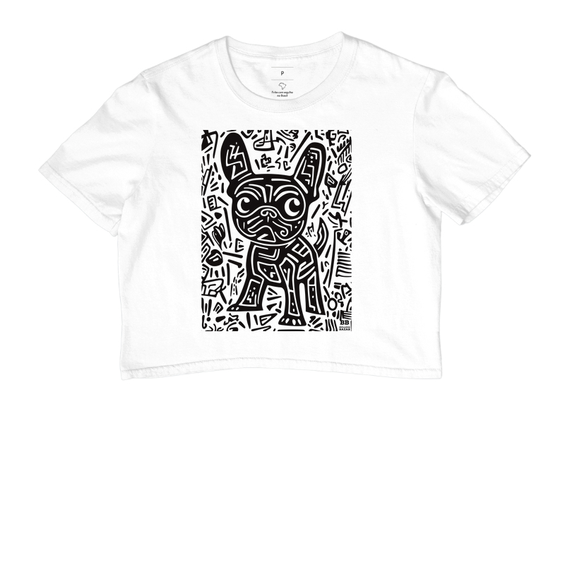 Cropped Bulldog Frances - Minimal