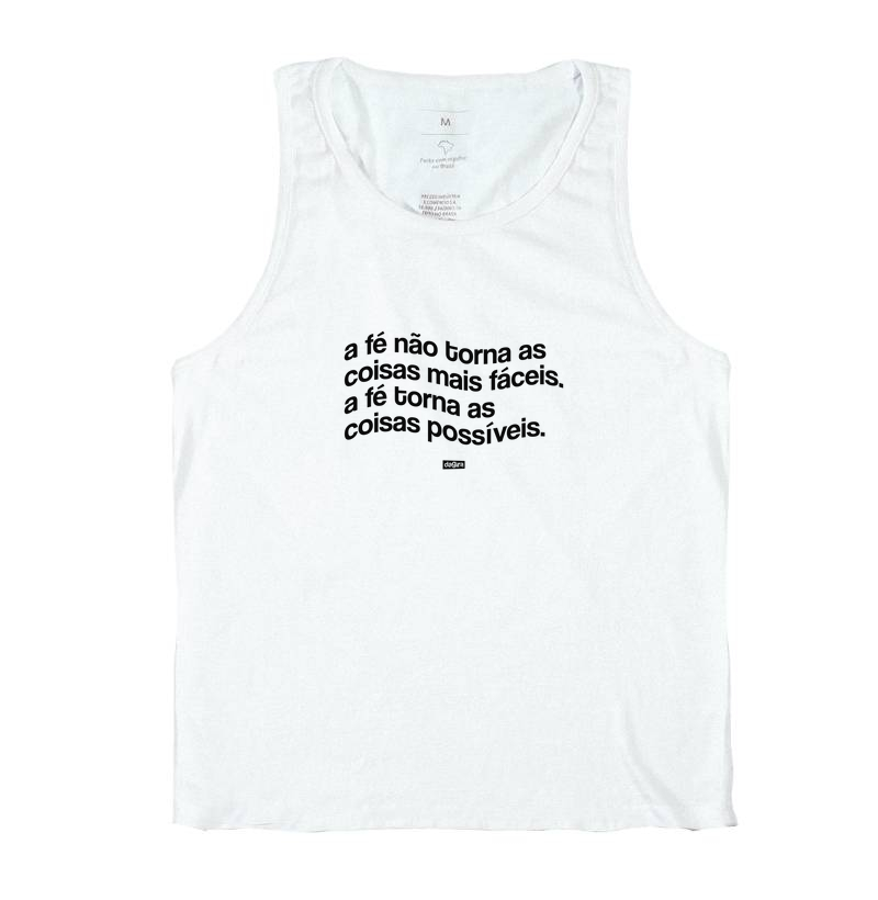 Camiseta Umbanda - A FÉ TORNA TUDO POSSÍVEL