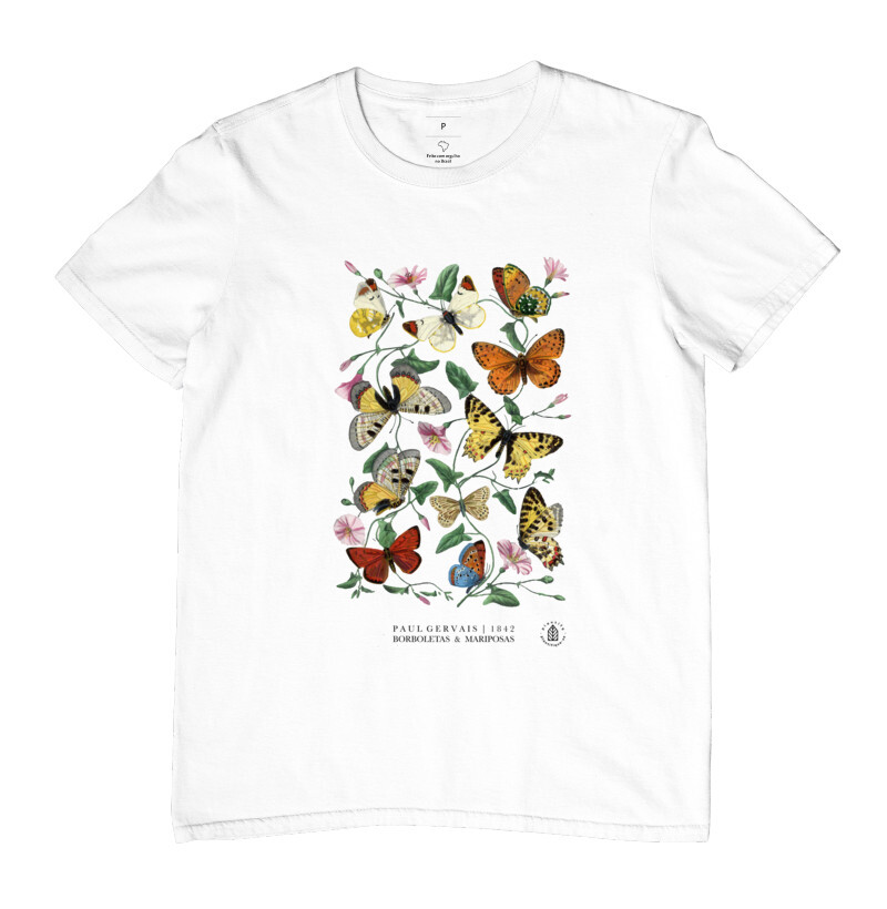 Camiseta Borboletas e Mariposas - Paul Gervais | 1842