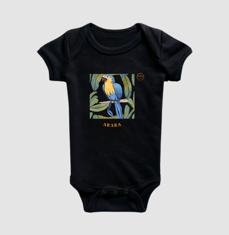 Body Infantil KIRI - Arara