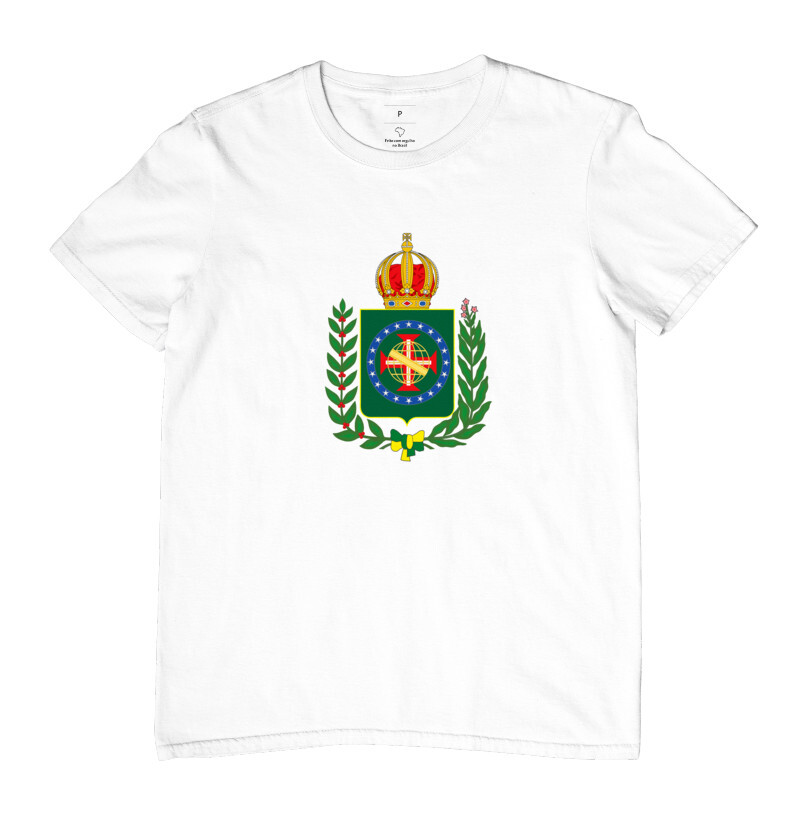 Camiseta "Brasão do Império Colorido"