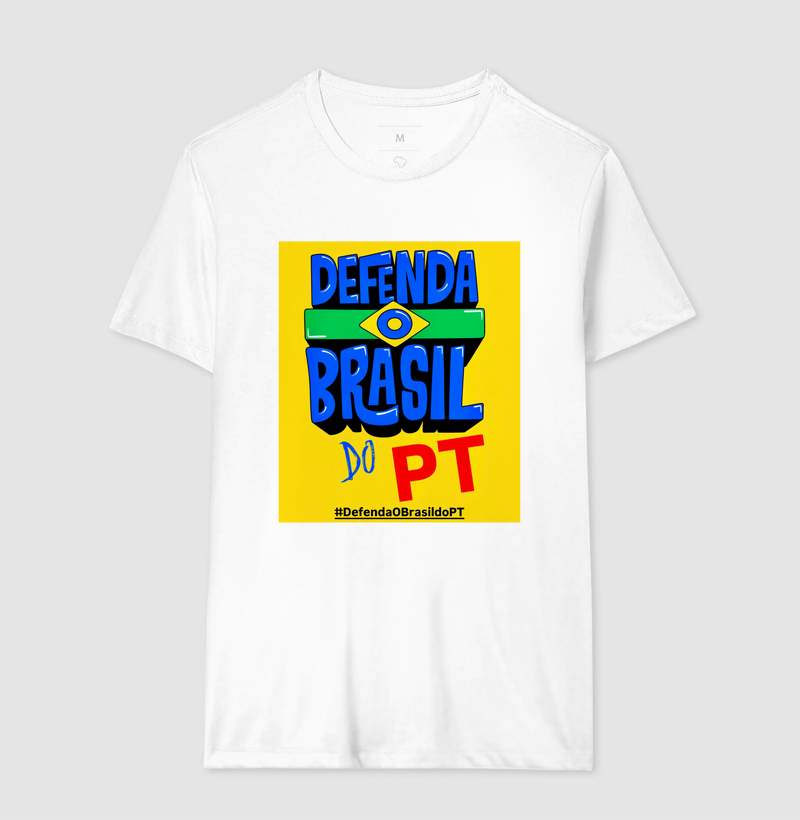 Camiseta Defenda o Brasil 