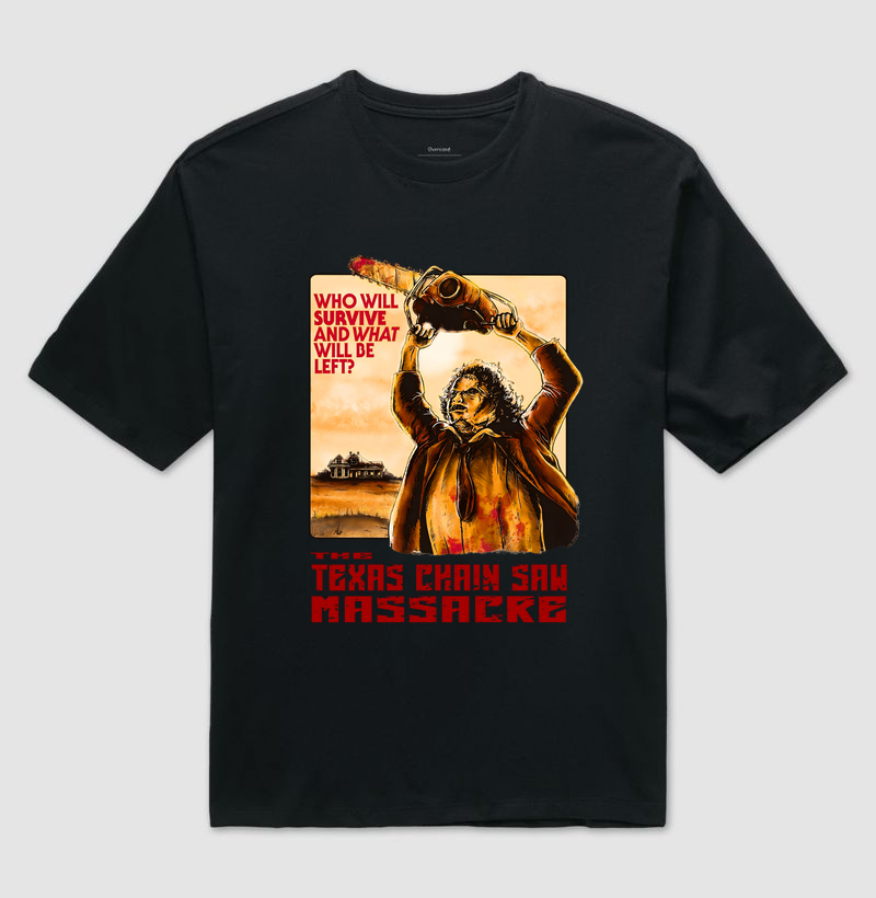 Camiseta Oversized Texas Chain Saw Massacre