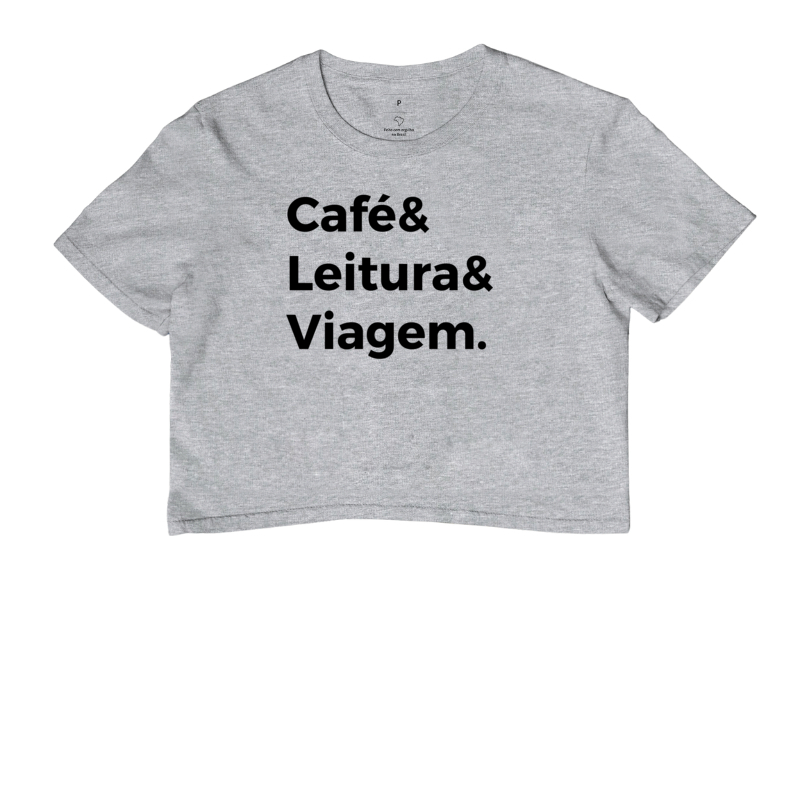 Café, leitura e viagem