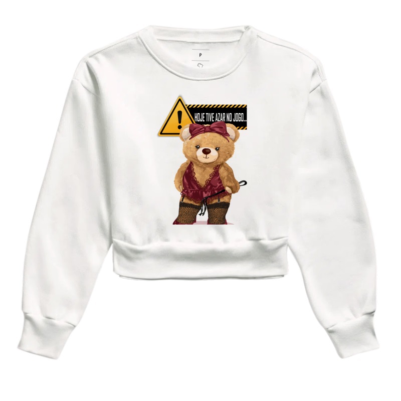 Moletom Cropped AZAR NO JOGO