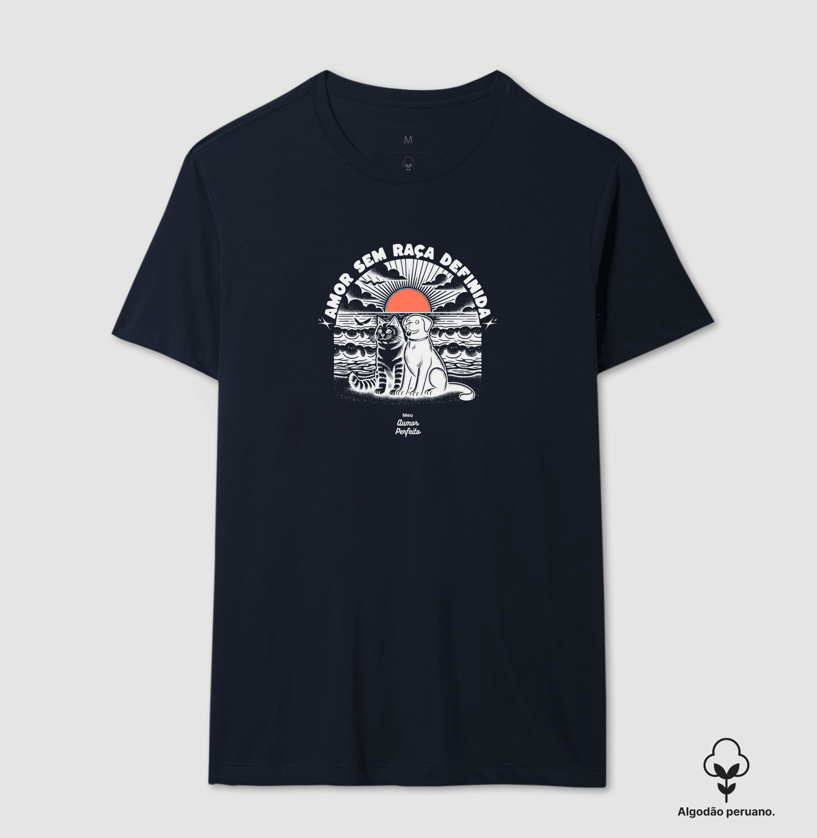 Camiseta Algodão Peruano - Aumor Amor SRD Grande