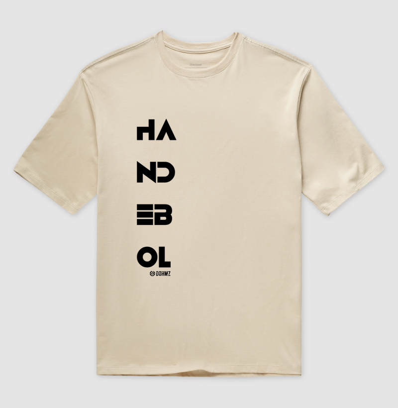 Camiseta Oversized de Handebol - HA.ND.EB.OL  