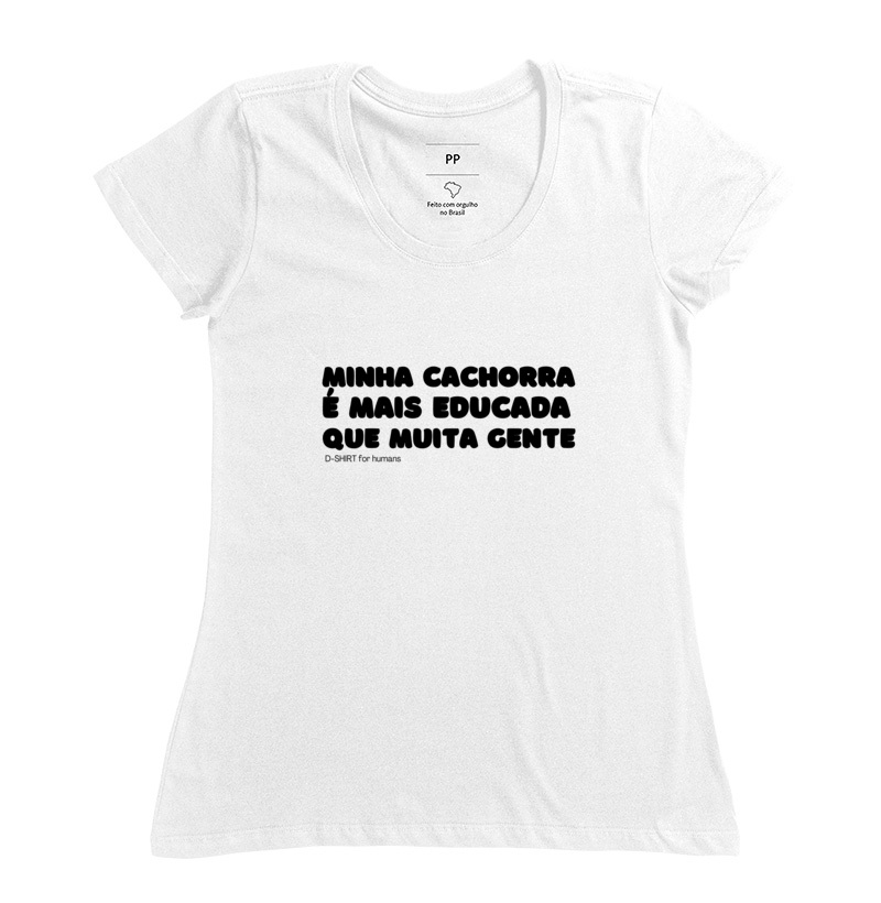 Minha cachorra é mais educada