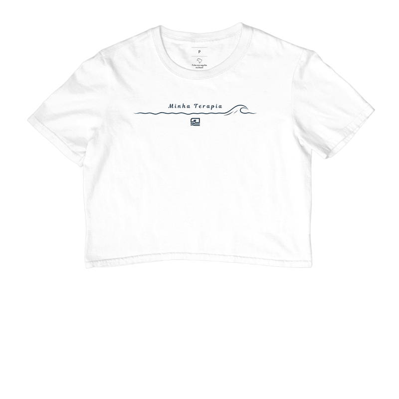 Camiseta Cropped "Minha Terapia"