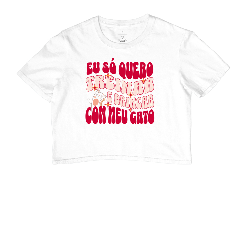 Eu só quero treinar e brincar com meu gato