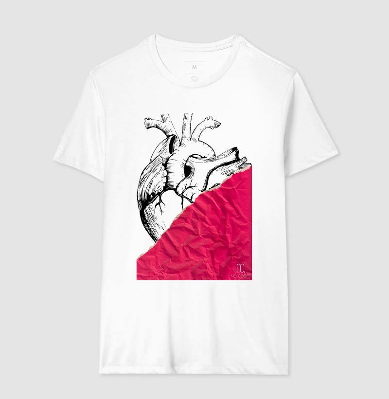 Camiseta "Meu Coração"