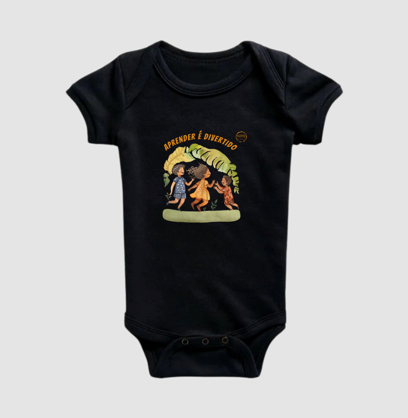 Body Infantil KIRI - Aprender é Divertido