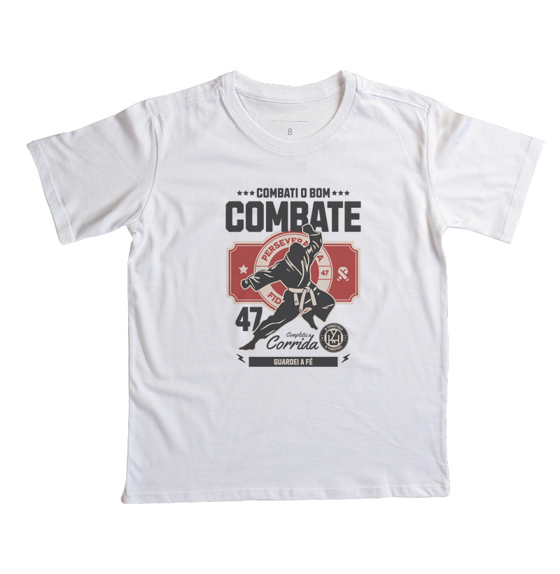 Camiseta Infantil - Bom Combate (Lutador)