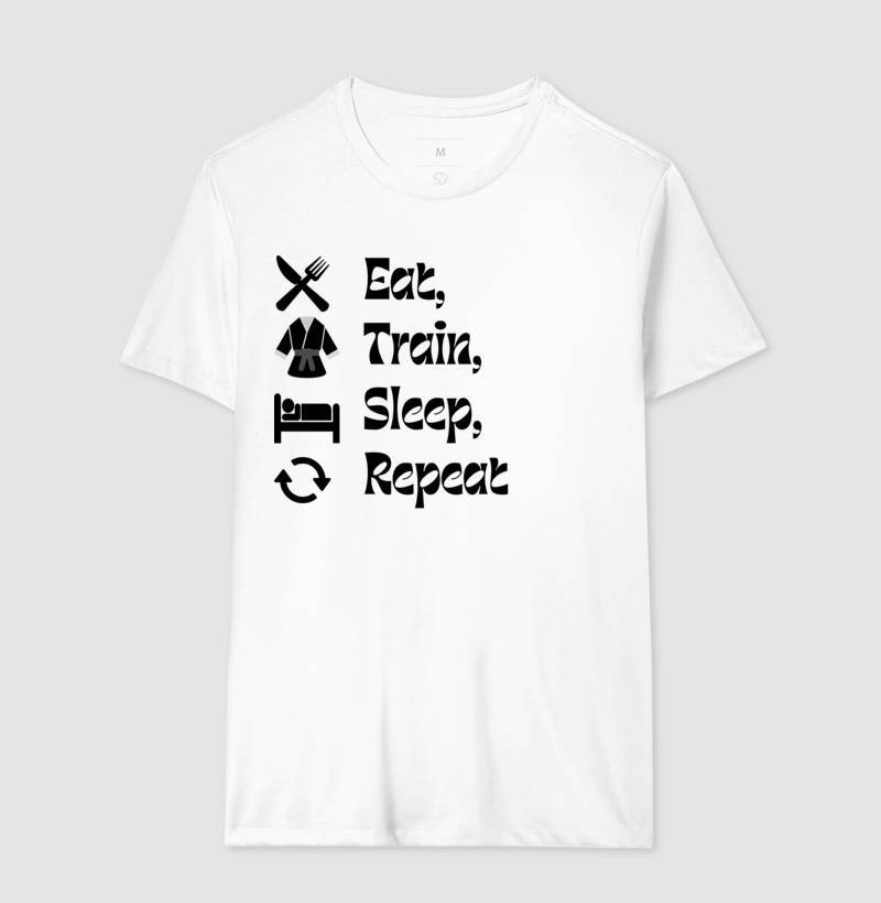 Camiseta Eat, Train, Sleep