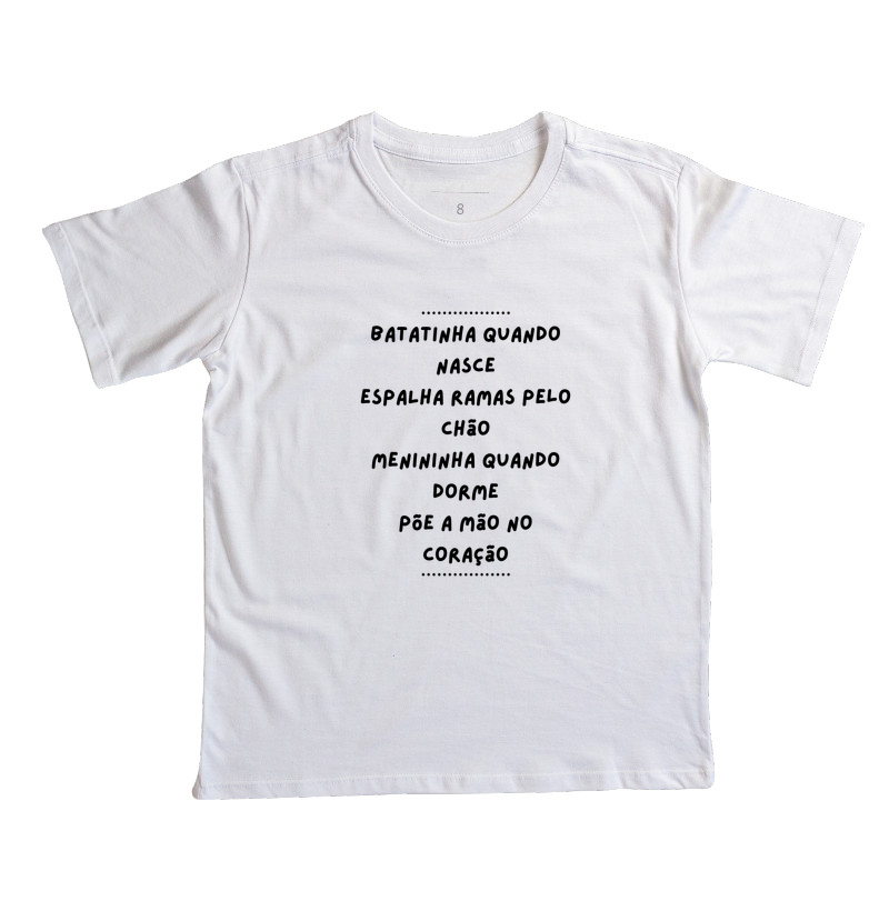 Práxis Camiseta Infantil Batatinha