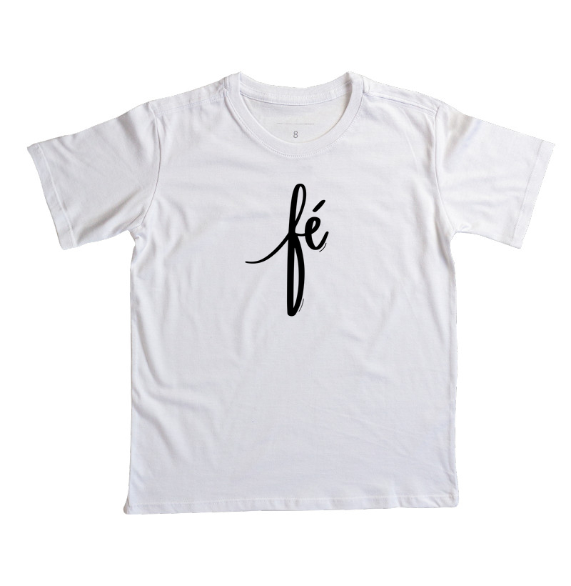 Camiseta "Fé" — Vista o que te move.