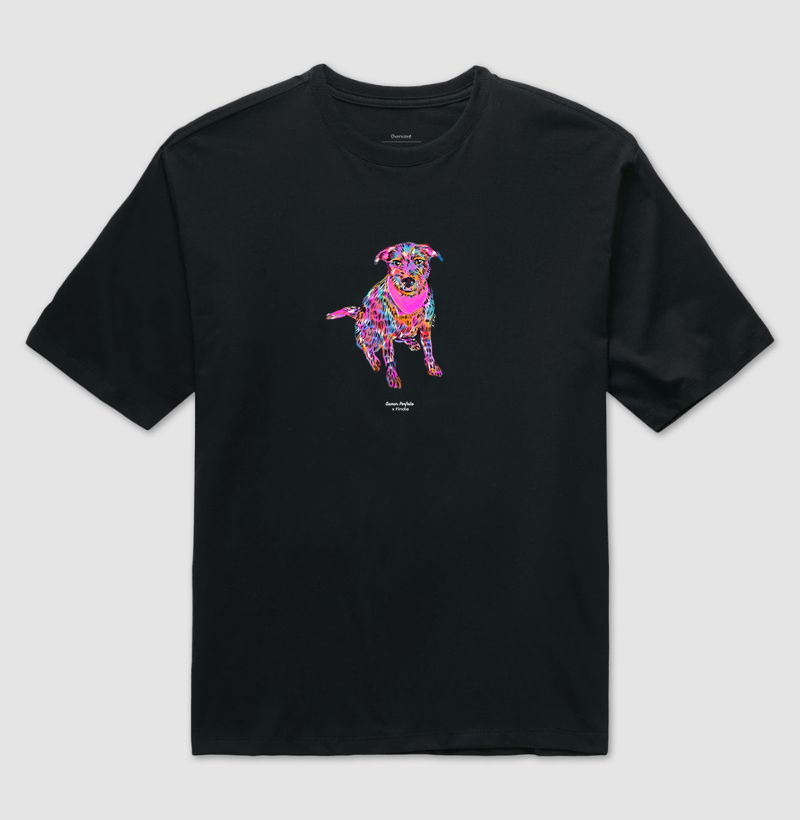 Camiseta Oversized - Aumor Não tem Raça - Melissa